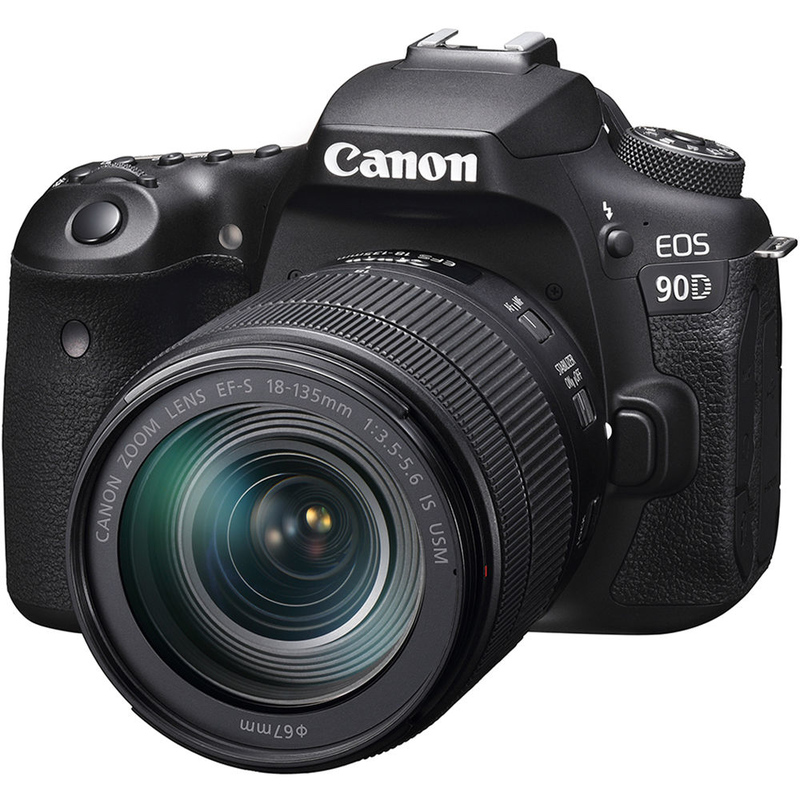 Canon EOS 90D Digital SLR Camera with EF-S 18-135mm f/3.5-5.6 IS USM Lens  