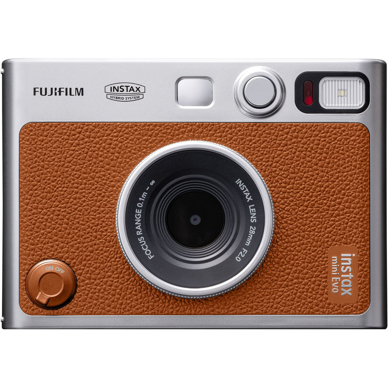 Fujifilm INSTAX MINI EVO Hybrid Instant Camera (Brown)  